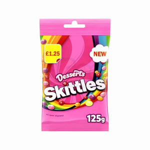 UK Skittles Desserts 125g X 12 Units