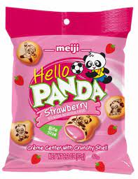 Meiji Hello Panda Strawberry 2.2oz X 6 Units