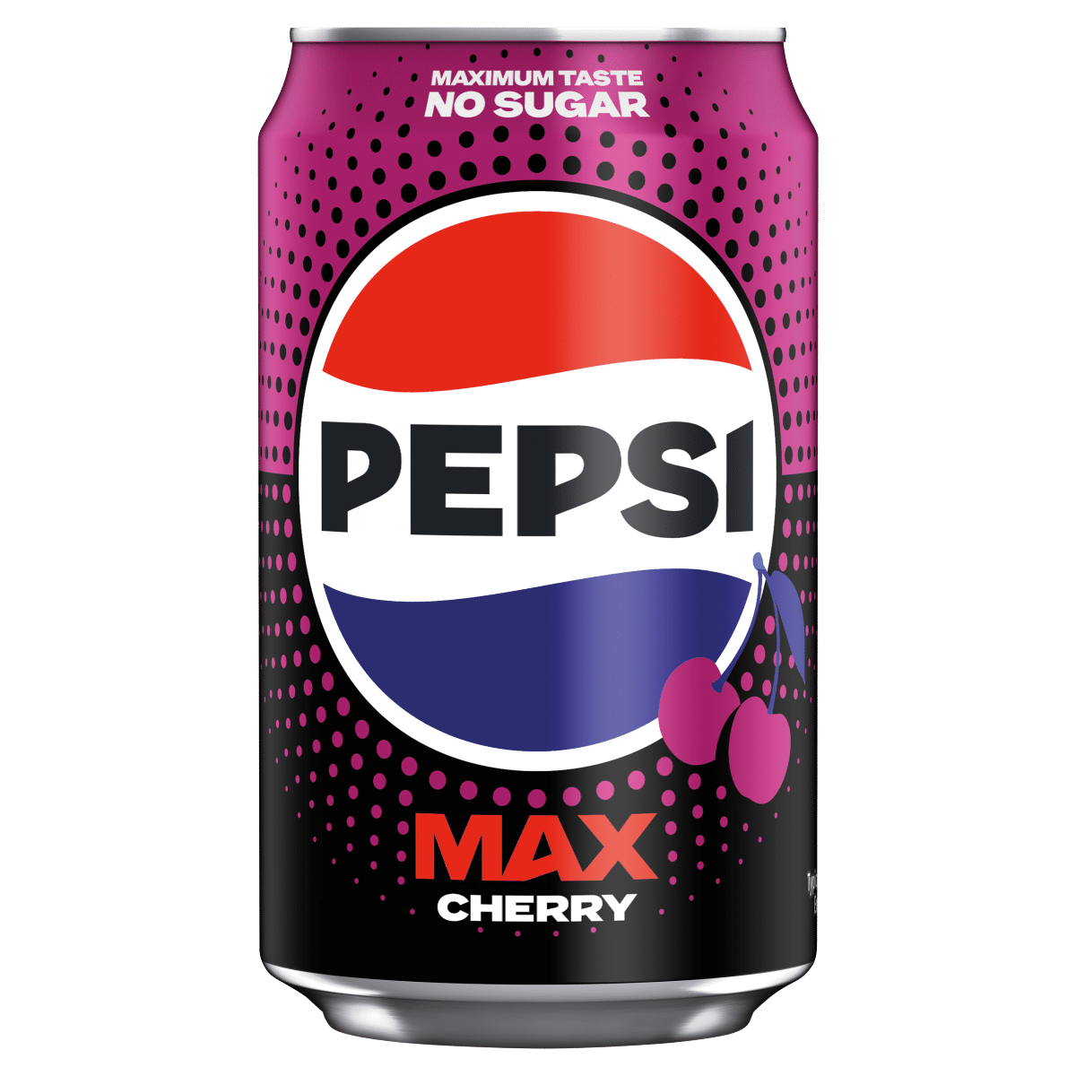UK Pepsi Max Cherry 330ml X 24 Units