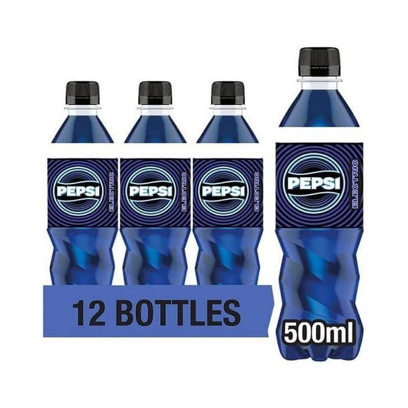 UK Pepsi Electric 500ml X 12 units // Exp 30 Nov 2024