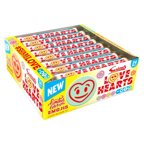UK Swizzels Giant Love Hearts 39g X 24 Units