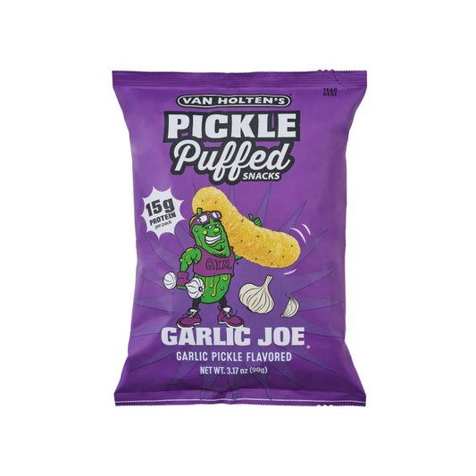 Van Holten's Garlic Joe Pickle Puffs 3.17oz X 10 Units