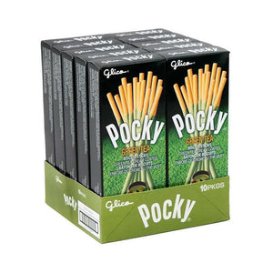 Glico Pocky Macha Green Tea 33g X 10 Units