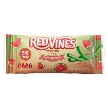 Red Vines Twisted Watermelon 2.5oz X 18 Units