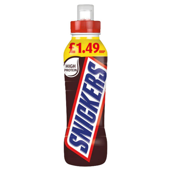 UK Snickers Milk Drink Sports Cap 350ml X 8 Units (shipping included)