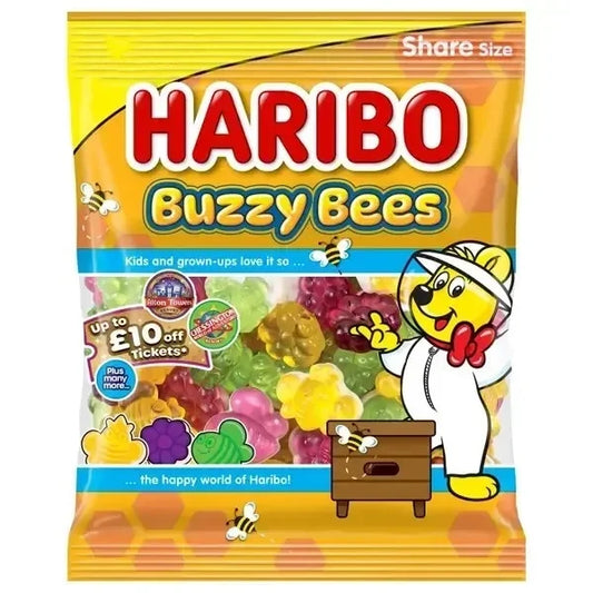 UK Haribo Buzzy Bees 140g X 12 units
