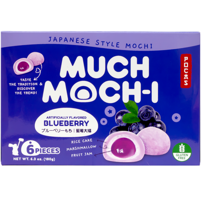 Pocas Hello Mochi - Blueberry(6Pcs) 6.3oz X 12 Units