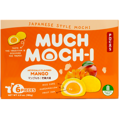 Pocas Hello Mochi - Mango(6Pcs) 6.3oz X 12 Units