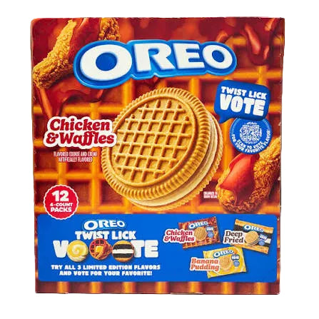 Nabisco Oreo Chicken & Waffles Cookies 2.04oz x 12 Units