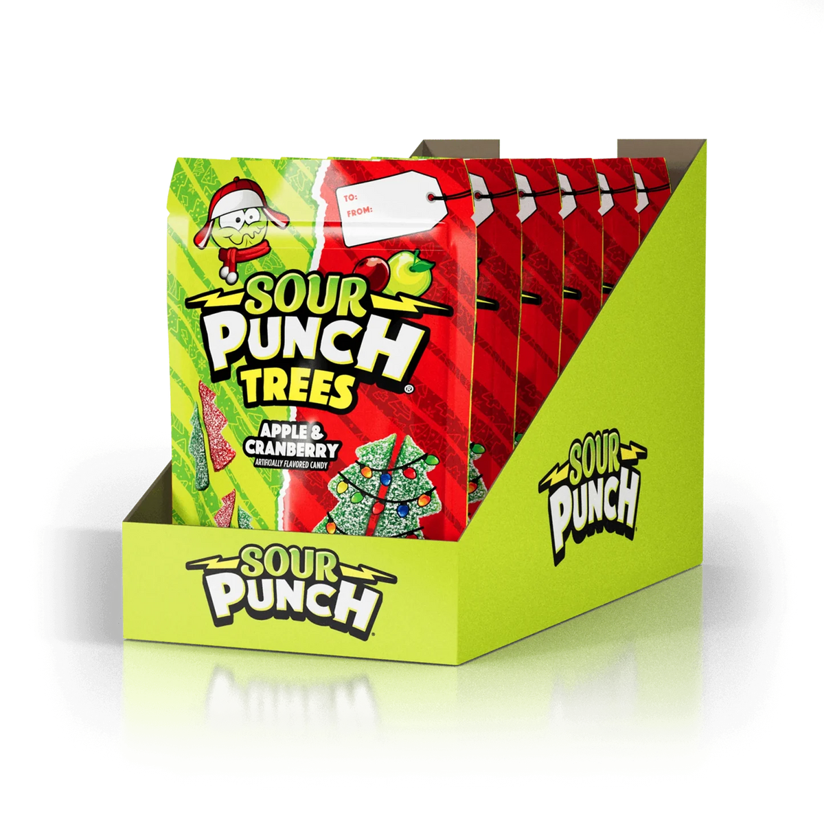 Xmas - Sour Punch Trees 9oz X 6 Units