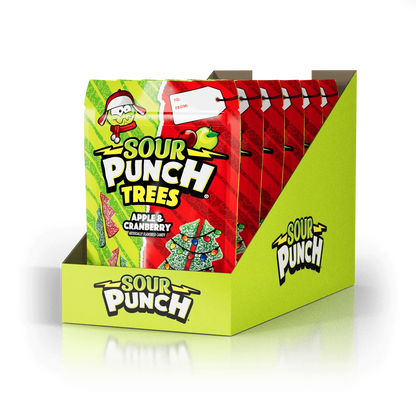 Xmas - Sour Punch Trees 9oz X 6 Units