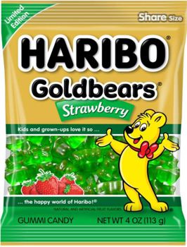 Haribo Gold Bears Strawberry 4oz X 12 Units