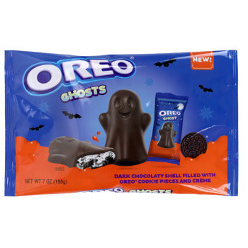 Halloween - Oreo Cookies & Creme Filled Ghosts 7oz X 1 Bag