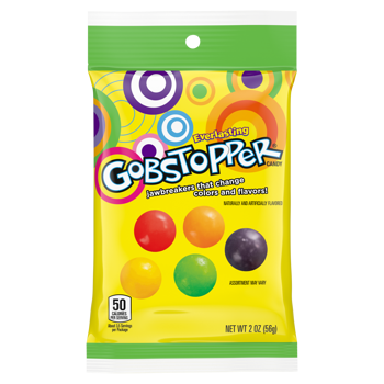 Wonka Gobstopper Peg Bag 2oz X 12 Units