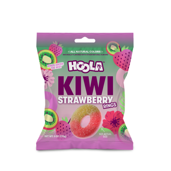 Hoola Kiwi Strawberry  Peg Bag 6oz X 8 Units