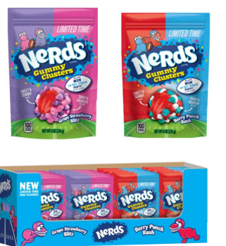 Nerds Cluster LTO Football 8oz X 20 Units