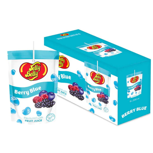 Jelly Belly Pouch Drink Berry Blue 200ml X 8 Units