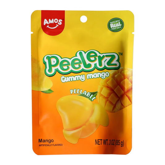 Amos Peelerz Gummy Mango 3oz X 24 Units