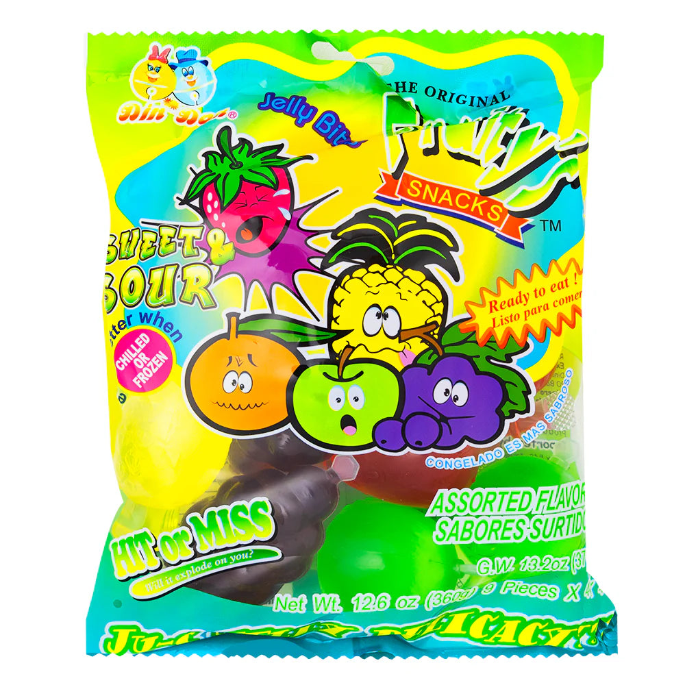 DinDon Ju-C Jelly Sweet & Sour Peg Bag 12.6oz X 30 Units