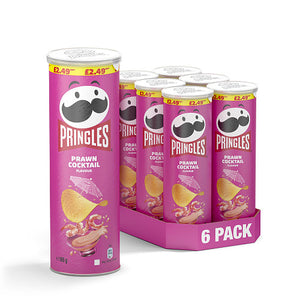 Uk Pringles Prawn Cocktail 165g X 6 Units