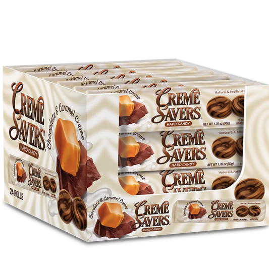 Creme Savers Rolls Choc & Caramel 1.76oz X 24 Units