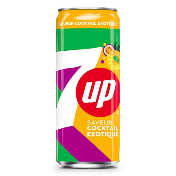 7up Cocktail Exotique Can 330ml X 24 Units (shipping included)