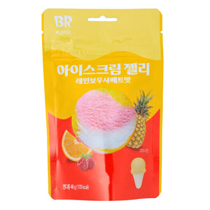 Baskin Robbin Rainbow Sherbet Jelly Candy (Korea) 80G X 8 Units // Exp July 2024