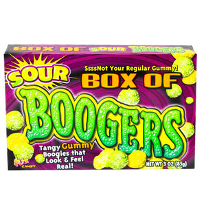 Halloween- Sour Boogers Theater Box 3oz X 12 Units