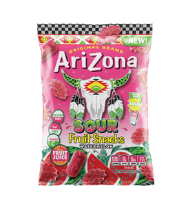 Arizona Sour Watermelon Fruit Snacks 5oz X 12 Units