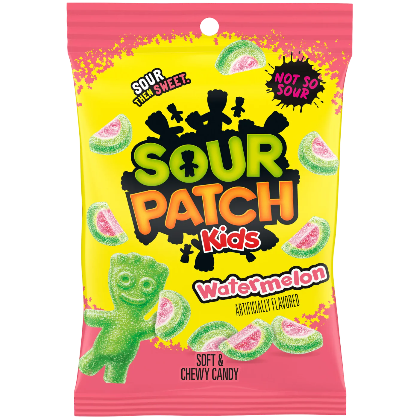 Sour Patch Kids Watermelon Peg Bag 3.56oz X 12 Units