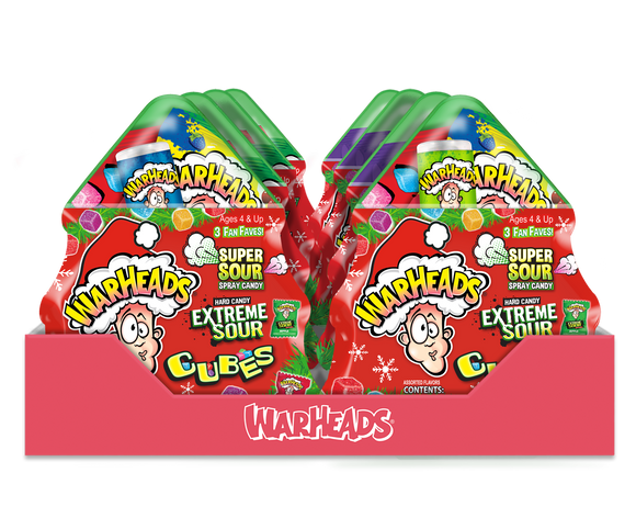 Warheads Sour Filled Christmas Tree 3.85oz X 8 Units