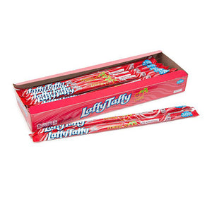 Wonka Laffy Taffy Rope - Cherry Pre-Priced X 24 Units