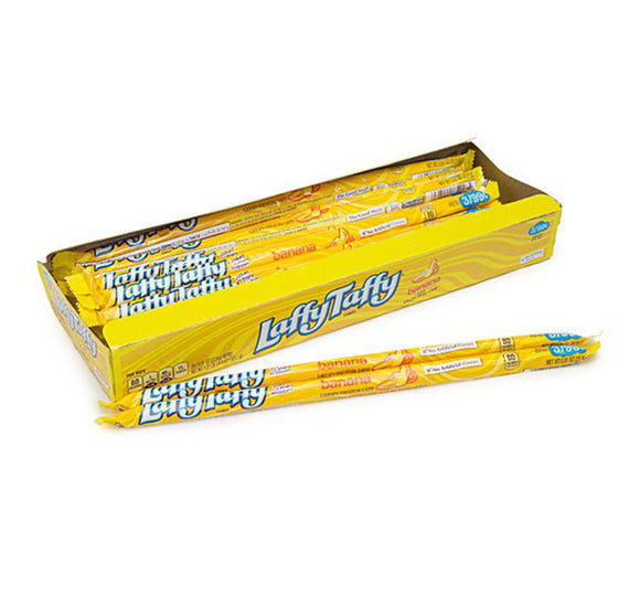 Wonka Laffy Taffy Rope - Banana Pre-Priced X 24 Units