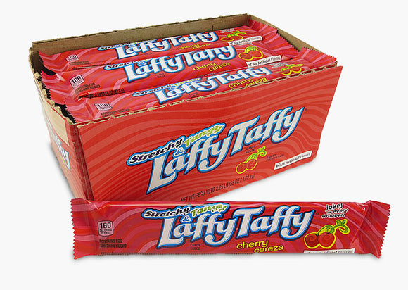 Wonka Laffy Taffy Cherry 24 Units