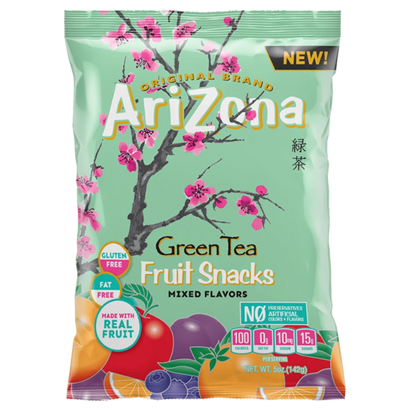 ARIZONA GREEN TEA FRUIT SNACKS - MIXED FLAVORS