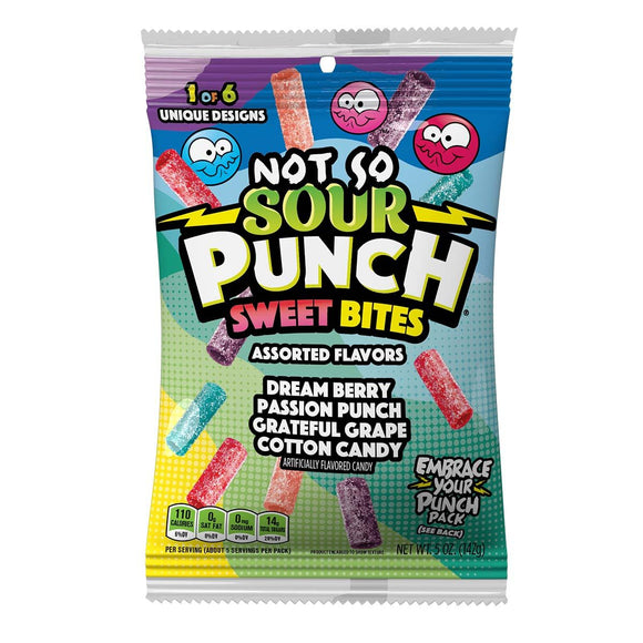Sour Punch - Not So Sour(sweet) Bites 5oz X 12 Units