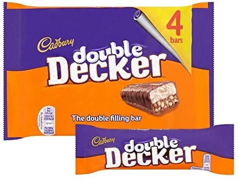 UK Cadbury Double Decker 4 Pack(40g) X 8 Units