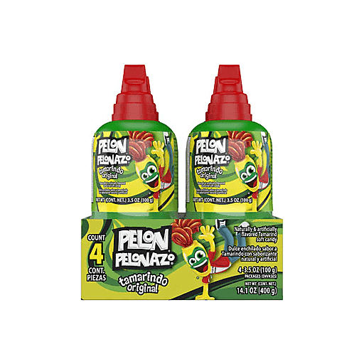 Pelon Rico Squeeze Candy with Tamarind 3.5oz X 4pk (Mexico)