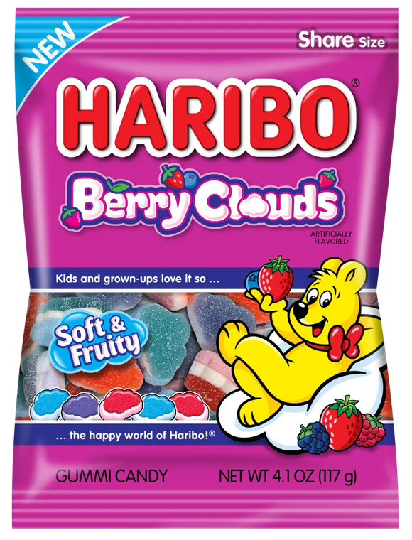 Haribo Berry Clouds 4.1oz X 12 Units