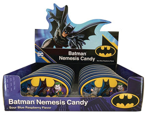 Boston America - Batman Nemesis Candy - Sour Blue Raspberry X 12 Units