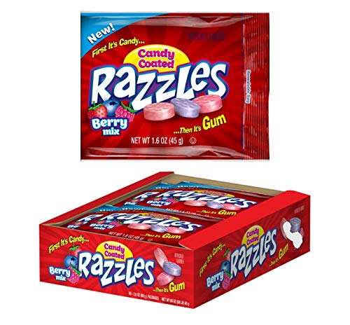 Razzles Berry Mix Pouch 24 Units