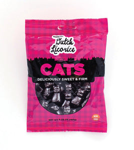 Gerrit's Dutch Licorice Cats Bag 5.29oz X 12 Units