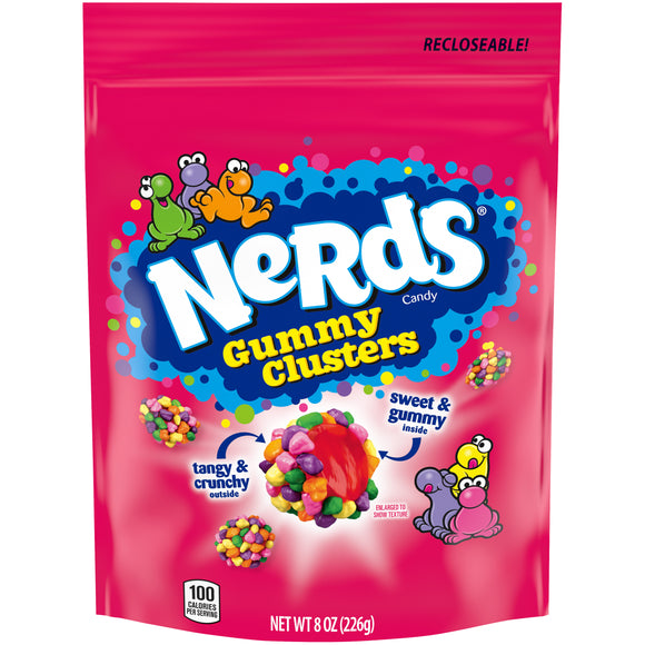 Nerds Gummy Clusters Stand Up Bag 8oz X 6 Units