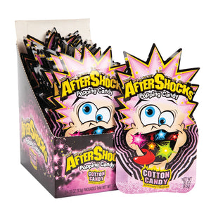 Aftershocks Popping Candy Cotton Candy 0.33oz X 24 Units
