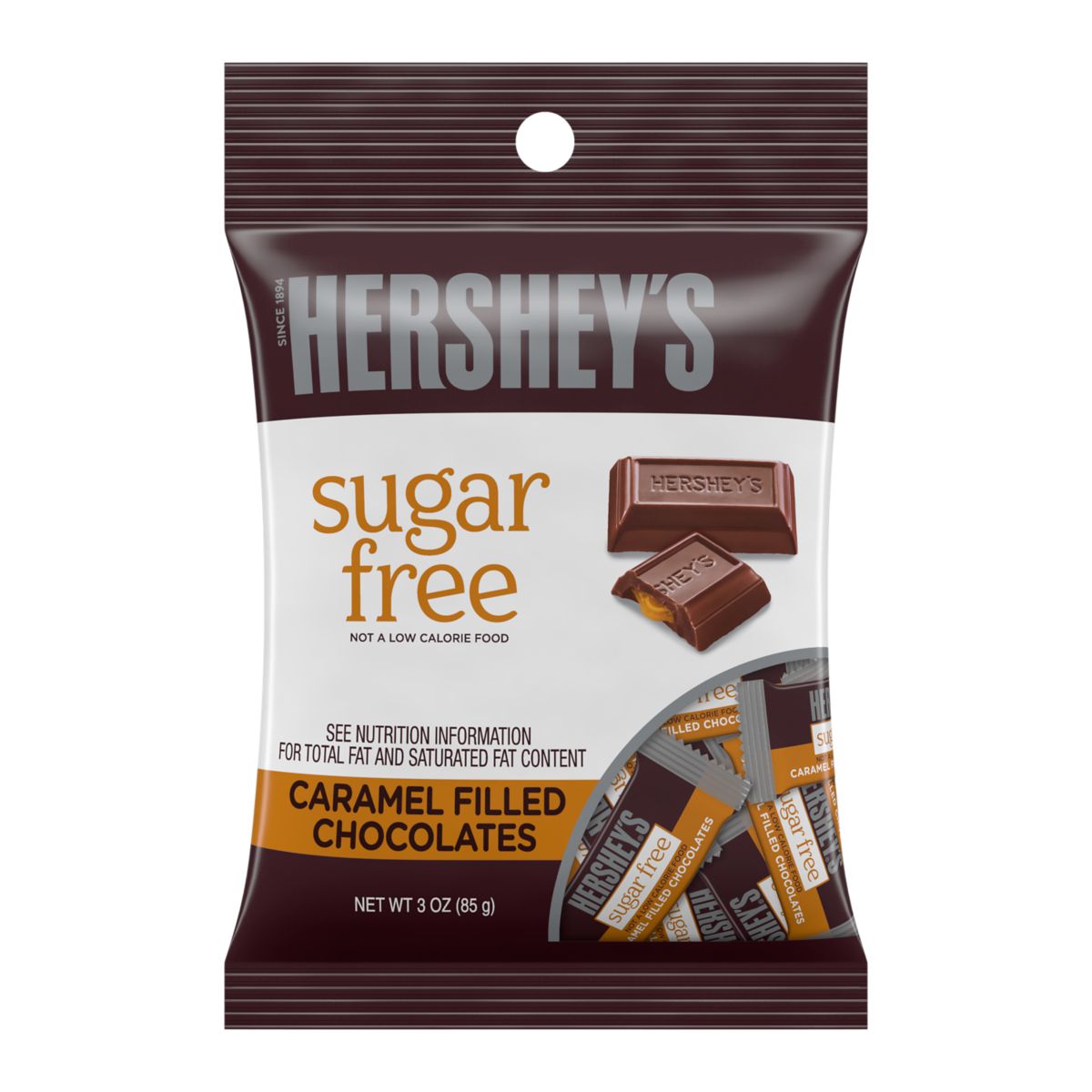 SUGAR FREE CHOCOLATE WITH CARAMEL 