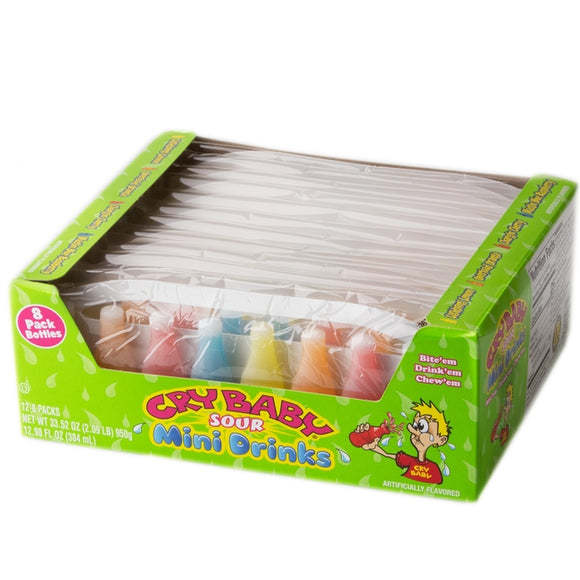 Cry Baby King Size Wax Bottles 8 Pack X 12 Units