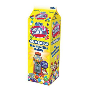 Dubble Bubble Gumballs Refill Carton 20 Oz