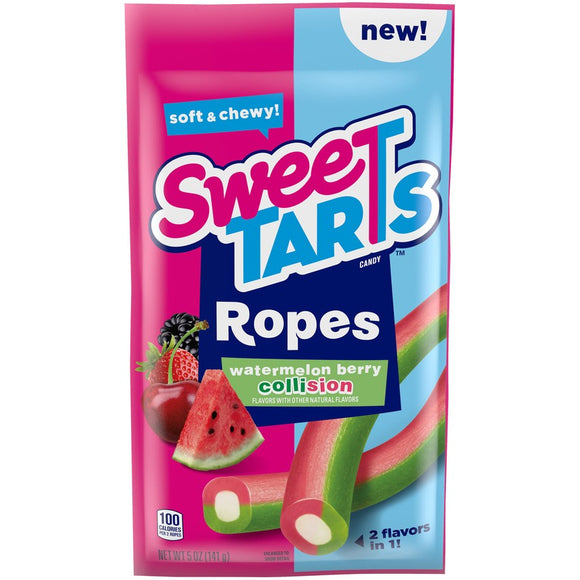 Sweetarts Rope Collision Watermelon Berry 5oz X12 Units