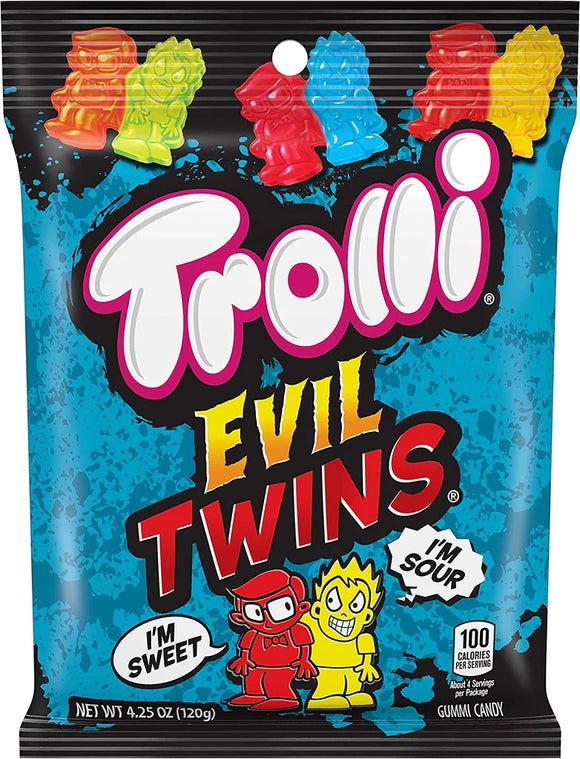 Trolli Peg Bag - Evil Twins 5oz X 12 Units