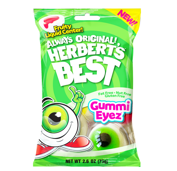 Herbert's Best Gummi Eyez Liquid Center 2.6oz X 12 Units